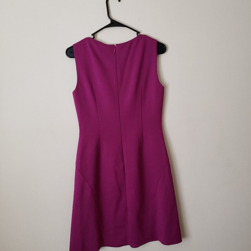 Elie Tahari Trudy Dress Raspberry - Picture 3 of 6